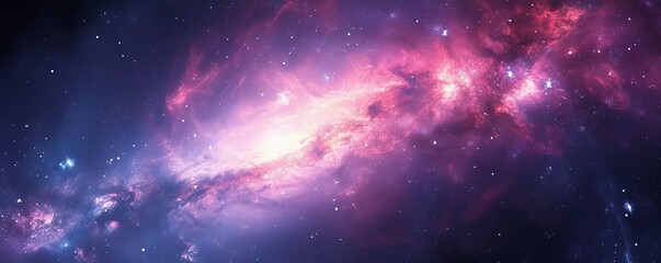 Naklejka premium space landscape background.