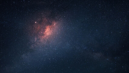 Beautiful starry sky wallpaper. Deep space with many stars and galaxies - obrazy, fototapety, plakaty