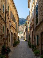 Fototapeta premium Valdemossa street, Mallorca