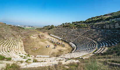 Scenic views from Magnesia which was an ancient Greek city in Ionia,  at an important location...