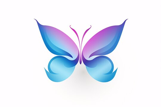 a blue and purple butterfly