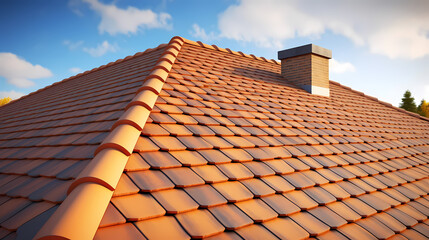house roof,house roof top view - obrazy, fototapety, plakaty