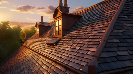 house roof,house roof top view