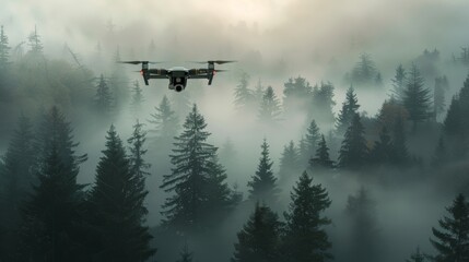 Fototapeta na wymiar use of aerial drones