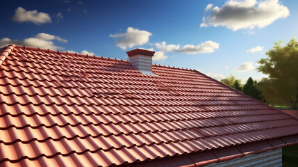 Naklejka premium house roof,house roof top view