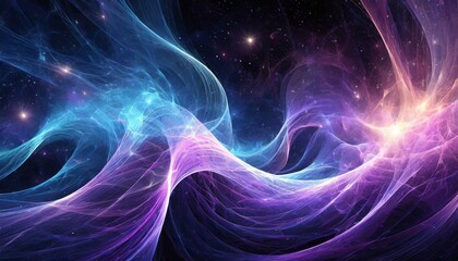 Fototapeta premium abstract fractal background with space