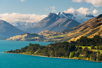 Lake Wakatipu, Mt. Earnslaw, Otago, Südinsel, Neuseeland, Ozeanien