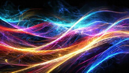 Obraz premium fractal flame background