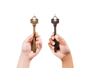 keys in hands png image