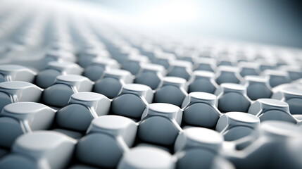 Obraz premium Abstract design element with geometric background of hexagons shape pattern