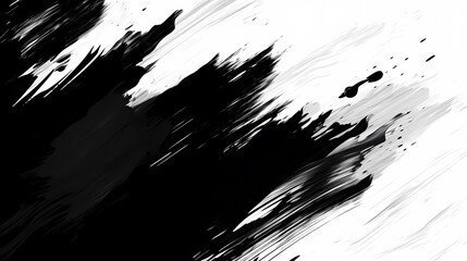 Black paint splashed on white surface, suitable for art, design and creative projects