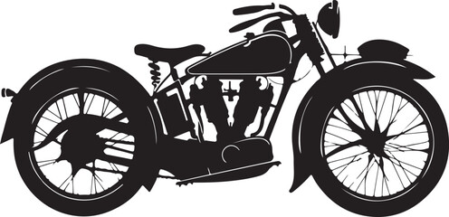 Motorcycle  silhouette vector