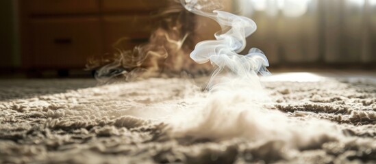 cleaner meticulously rejuvenates a carpet