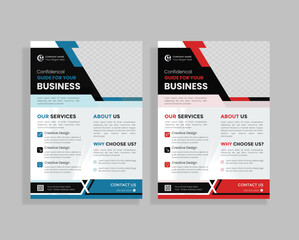 Obraz premium Elegant & expert business flyer & leaflet design agency