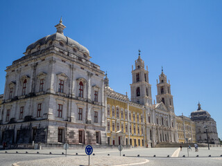 Fototapeta premium Main facade of the Mafra National Palace