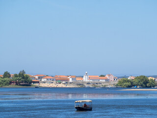 View from Escaropim across Tagus river to Valada