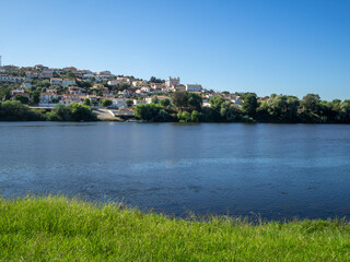 View from Tancos, across Tagus river, to Arrepiado