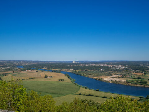 Tagus River seen from Abrantes Fortress
