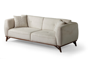 Obraz premium Modern sofa isolated on white background . corner view