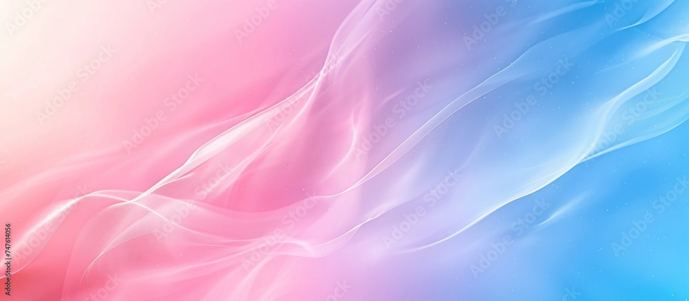 Poster a detailed view of a pink and blue abstract background with a smooth gradient blending the two color