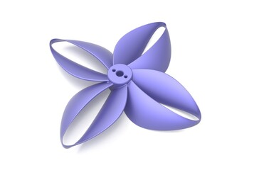3D illustration of toroidal drone propeller isolated on white background