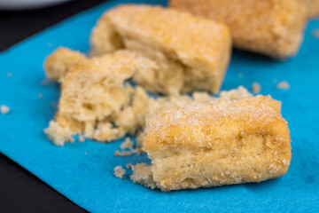 homemade cottage cheese cookies with sugar for tea