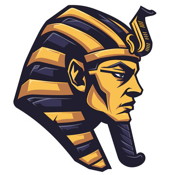 Pharaoh esport vector logotype, logo pharaoh, icon pharaoh, sticker pharaoh, symbol pharaoh, emblem pharaoh
