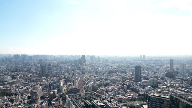 渋谷からみた都市景観