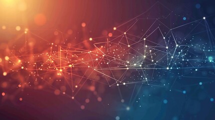 Abstract Technology Network Background