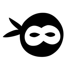 ninja warrior mask icon © metdi