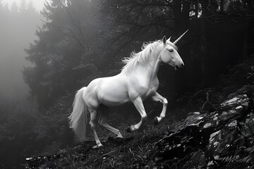 Obraz na płótnie Canvas wild unicorn