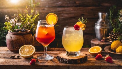 Rustic Charm: Non-Alcoholic Cocktails for a Relaxed Evening