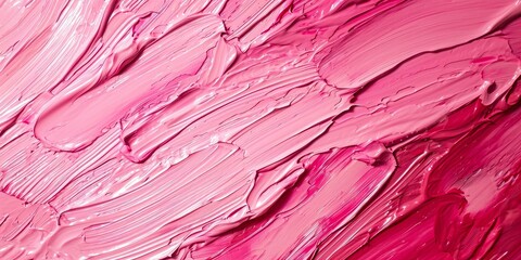 Vibrant pink and magenta impasto oil paint texture