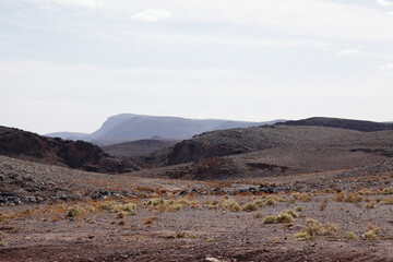 On the way through High Atlas, Morocco, Africa.