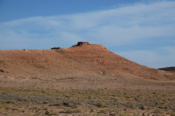Traditional village in the Atlas Mountains of Morocco