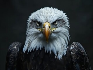 Obraz premium Close-up picture of an American Bald Eagle