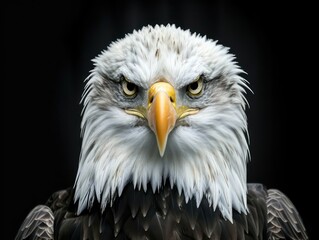 Fototapeta premium Close-up picture of an American Bald Eagle