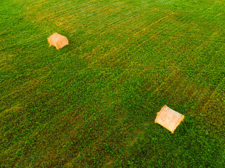 aerial vew of the geen field stack