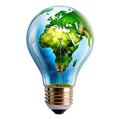 light bulb World environment