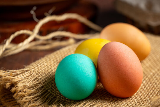 sstkEaster. Colorful painted Easter eggs.