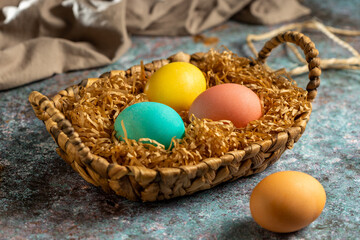 sstkEaster. Colorful painted Easter eggs.