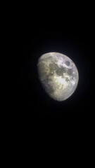 Luna menguate, fotografía tomada en enero 2023, en la ciudad de Santa Fe, Argentina.