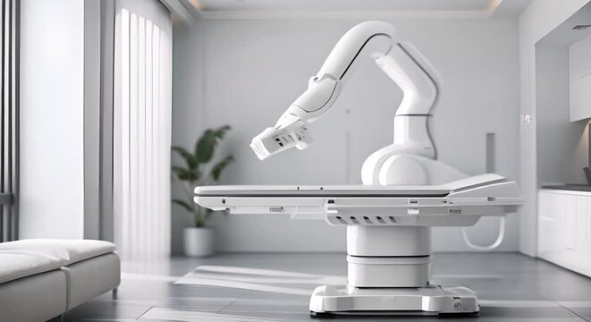 AI-guided surgical robot, precision operation