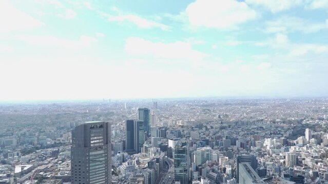 渋谷からみた都市景観