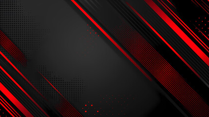 Abstract Red and Black Dynamic Lines Background. For website, header, background, website