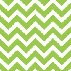 Green geometric zig zag chevron seamless pattern on white background. Zigzag ethnic ornament for design card, banner, poster, wallpaper, print paper, textile, fabric