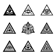 Illuminati, eye, triangle, pyramid, conspiracy