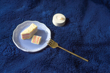 ホワイトチョコのミルフィーユ