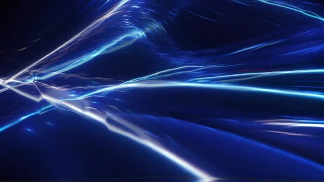 abstract background waves with effect neon light. seamless looping 4k time-lapse animation video background