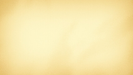 Smooth paper texture background mixed with small grains. With a light yellow-brown gradient. For backdrops, banners, summer, sand, sunlight.